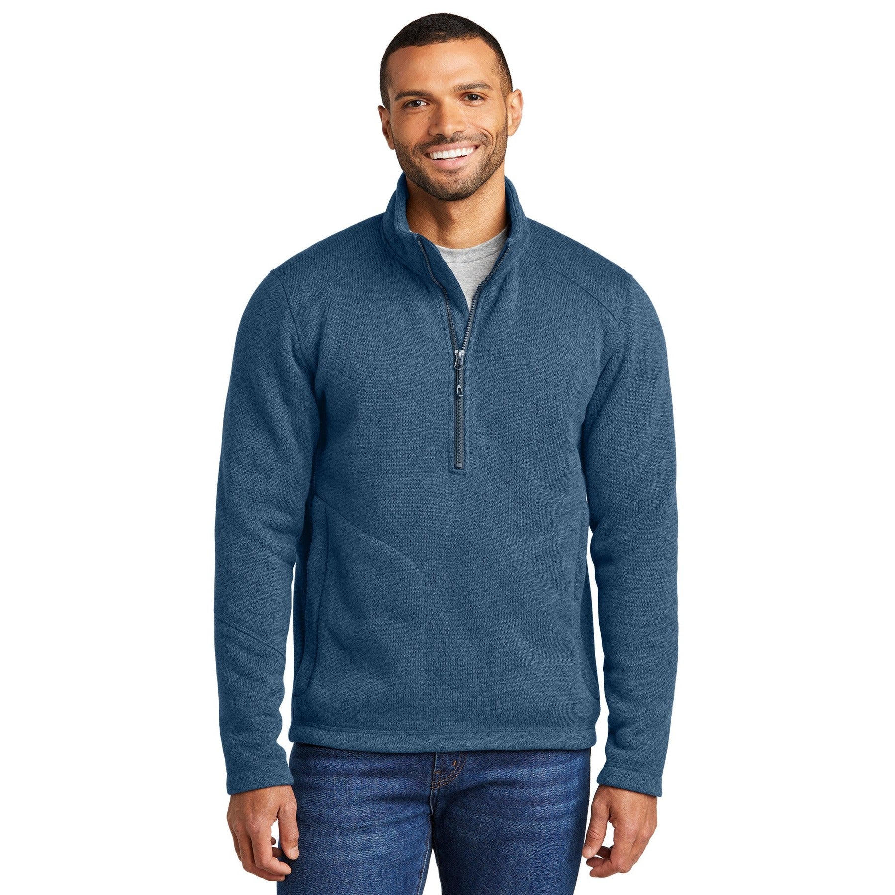 Port Authority-Port Authority® Arc Sweater Fleece 1/4-Zip F426-MedTech-4